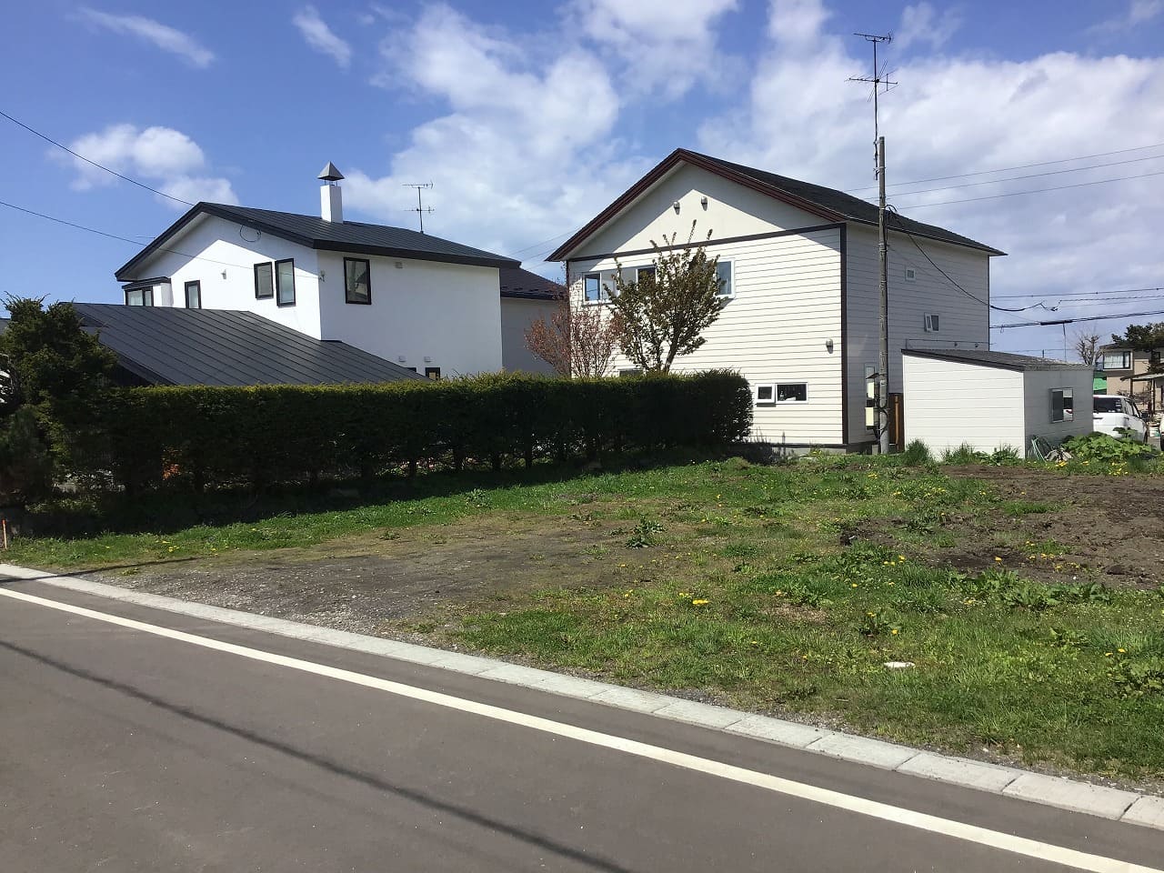 南東向きの日当たりの良い宅地