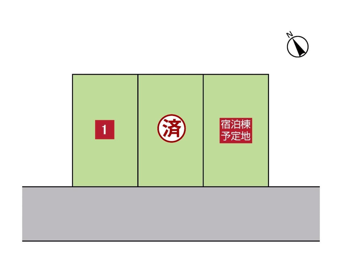 一条工務店 土地 イイコトテラス竹原区画図