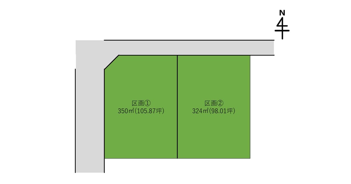 日本ハウスHD伊達市西浜区画図